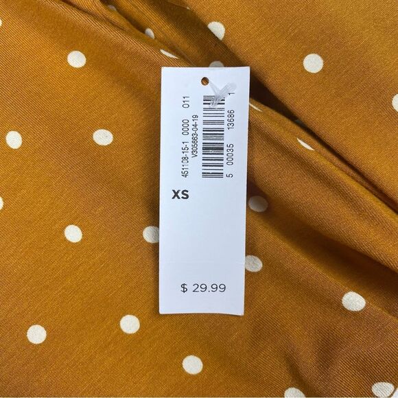 NWT Old Navy Long Sleeve Polka Dot Dress - Picture 3 of 5